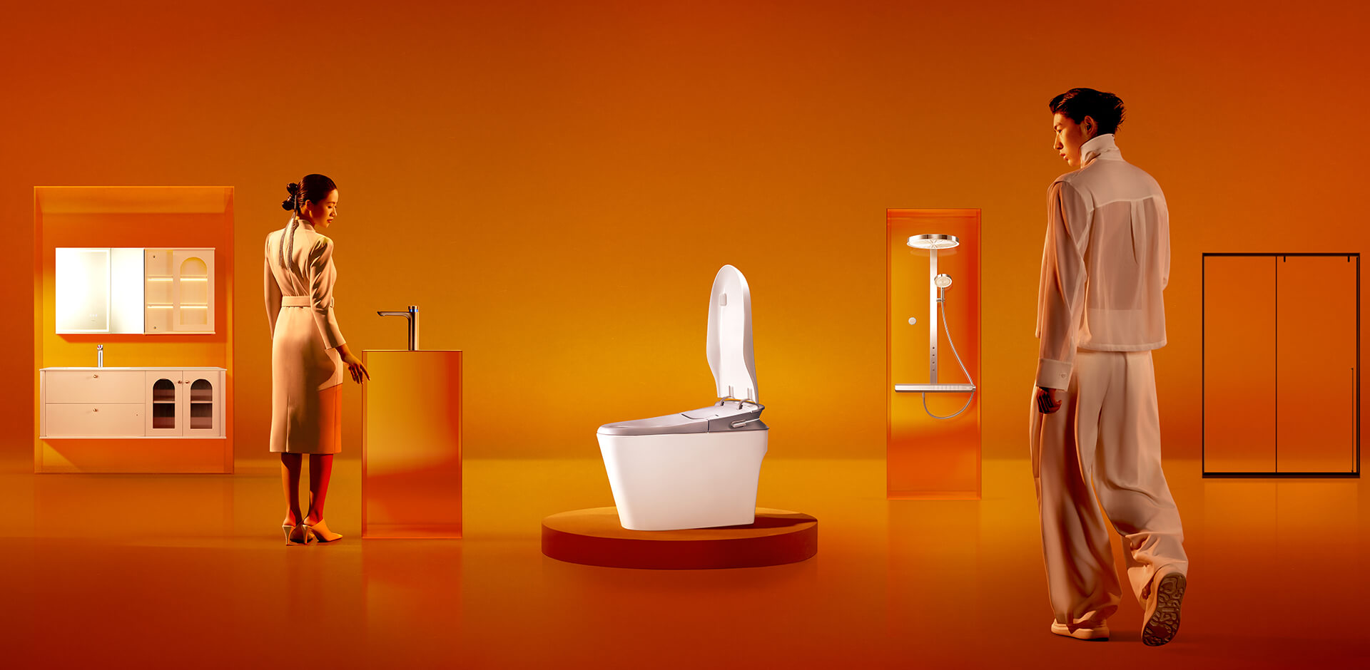 Floor-standing Smart Toilet